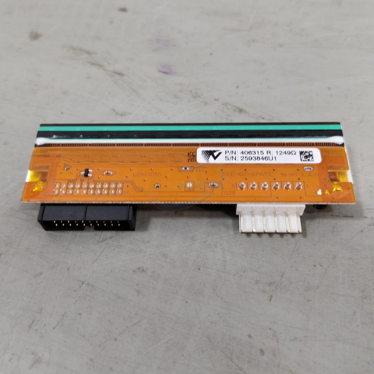 Videojet 9550 LPA 107 mm printhead assembly, OEM reference 406315