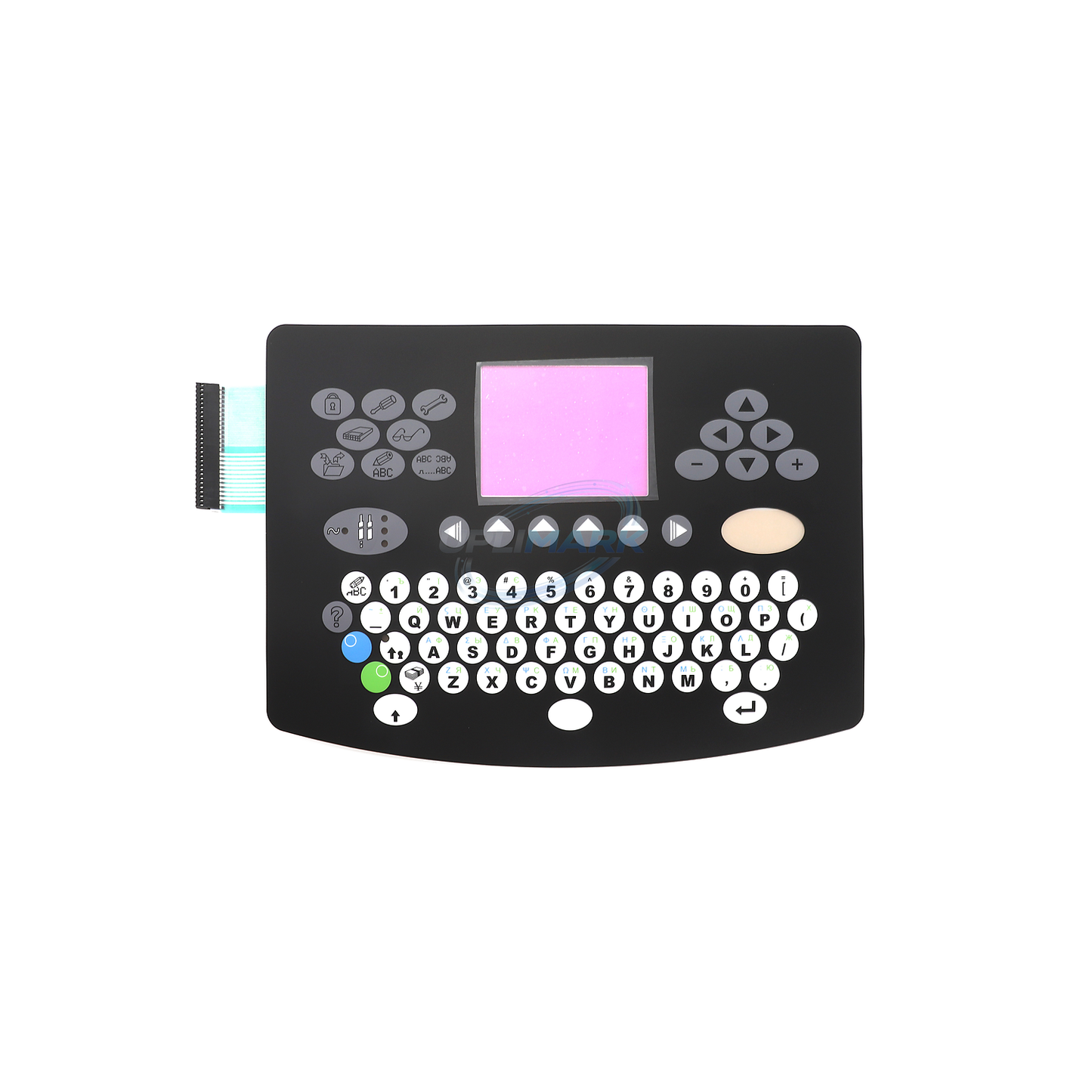 Greek-Language Large-Screen Keyboard Faceplate for Domino A200/A-Series – UPLIMARK UDM-X0249, view 2