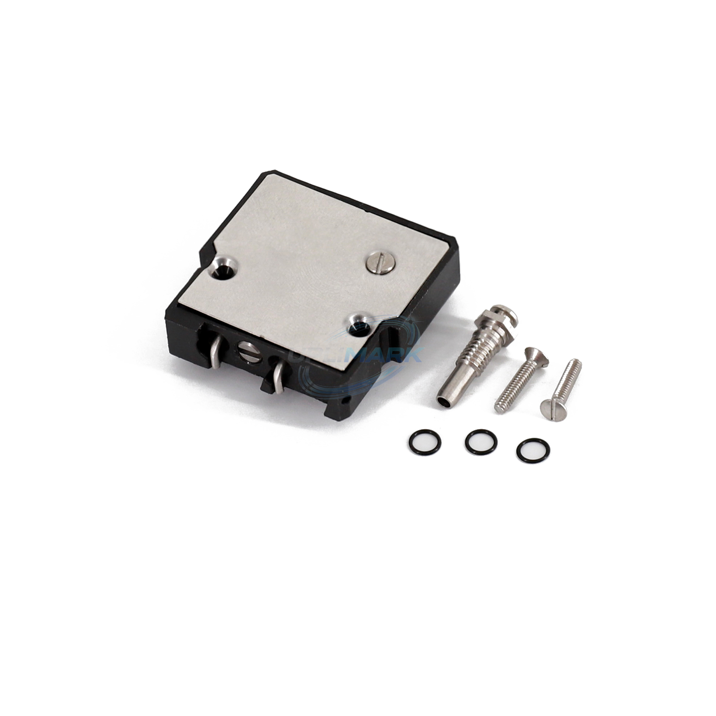 UPLIMARK UL7571 TwinJet recovery block for S8 and 9040 Contrast – reverse metal-plate view