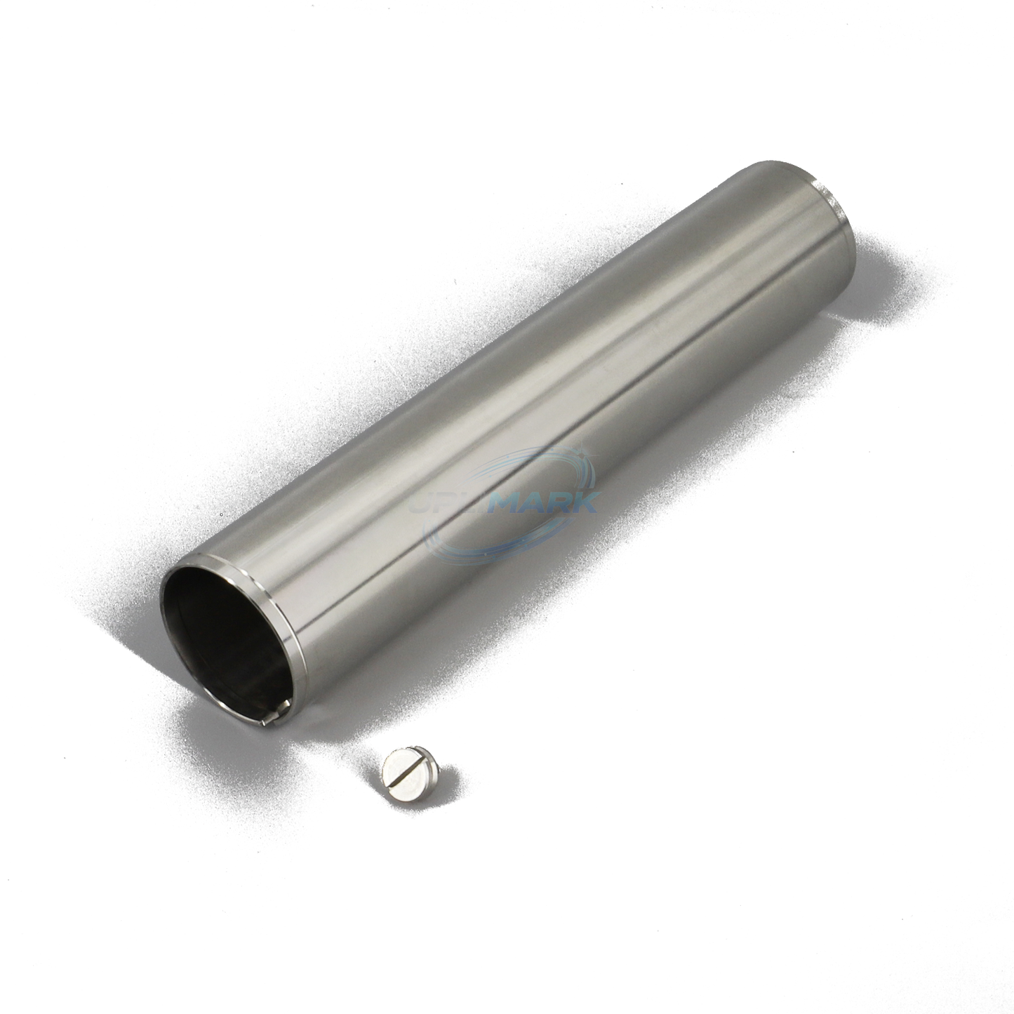 UVJ-356667 stainless steel printhead cover angled view with retaining screw for Videojet 170i CIJ printer