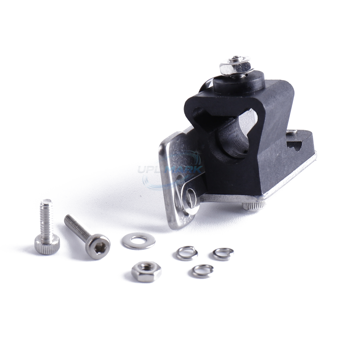 UVJ-X0203 nozzle support component side view with mounting hardware