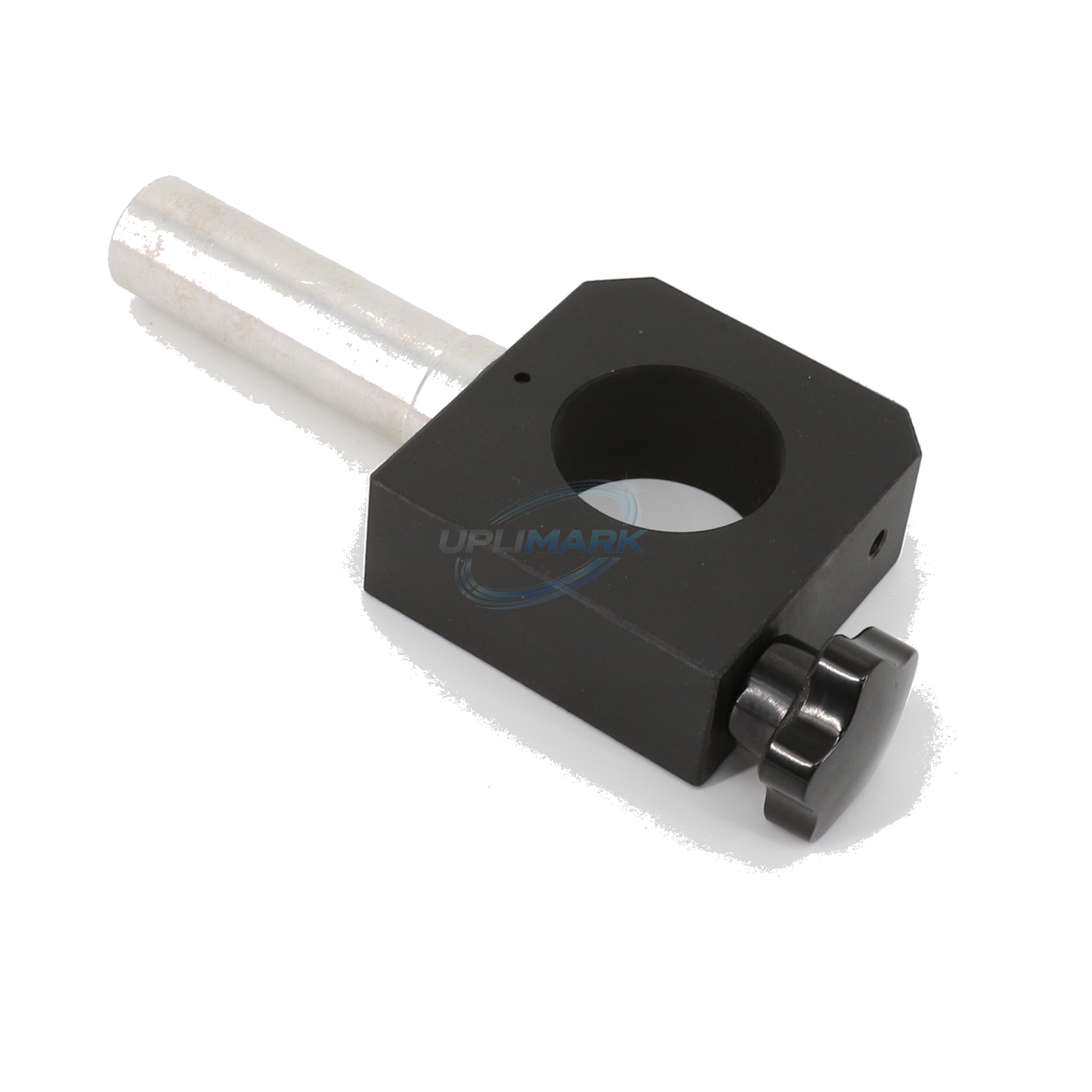 UVJ-X0221 printhead mounting bracket side view with rod and locking knob