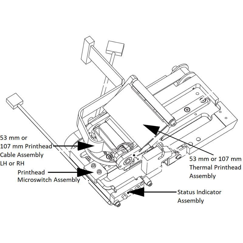 107MM Printer head 216585 Applicable to Videojet printer 6420，DF+(IP65)