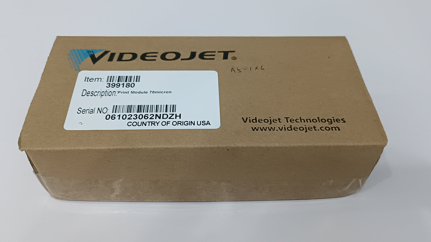 videojet 399180 print module 70micron(news in box)