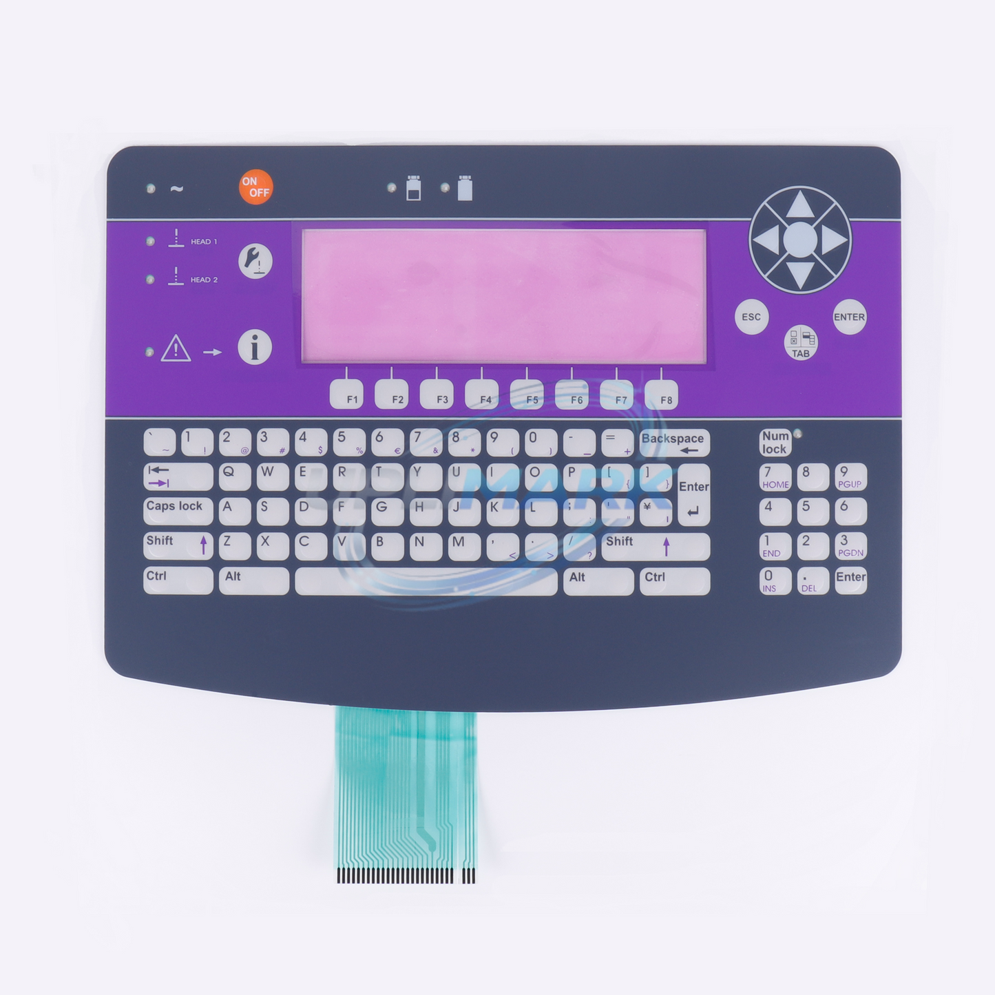 MEMBRANE KEYBOARD(ENGLISH) FOR IMAJE 9040 – For Imaje S4 S8 9040  Series