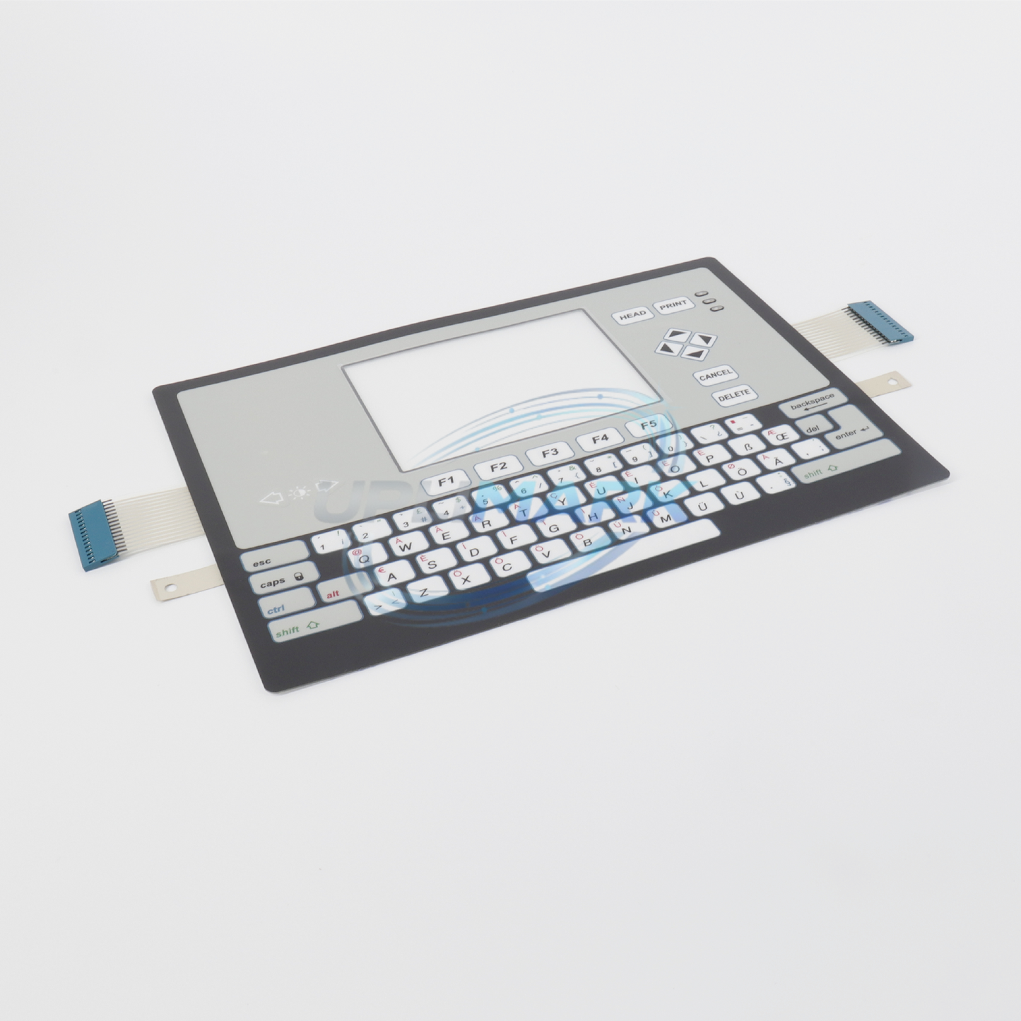 Compatible with Videojet 1000 – 1510 Keyboard Mask （German）