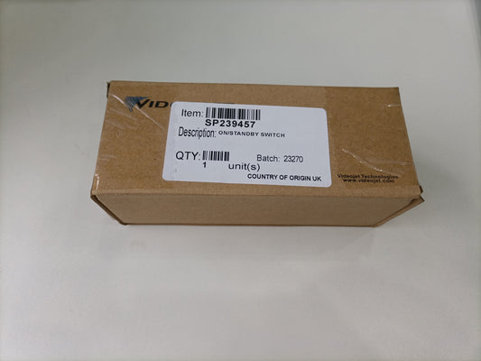 videojet SP239457 ON/STANDBY SWITCH(news in box)