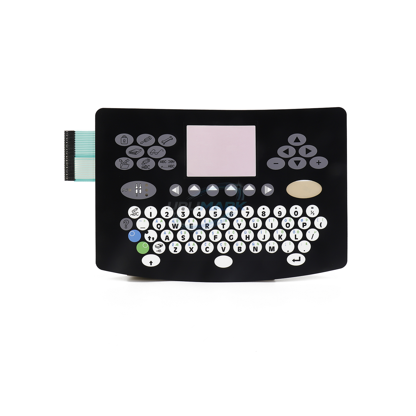 A-Series English Membrane Keyboard Overlay for Domino A-Series – UPLIMARK UDM-36675, view 1