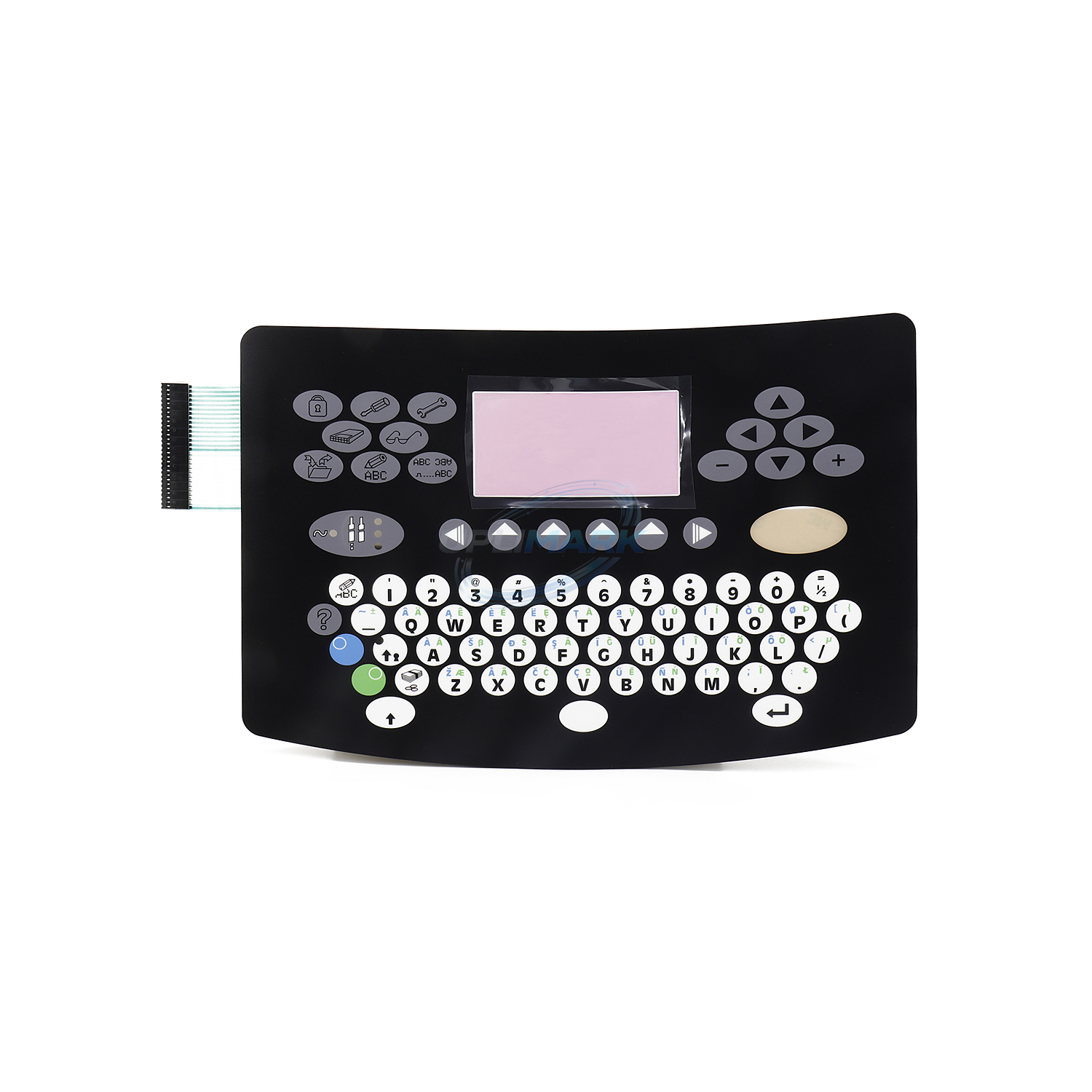 A-Series English Membrane Keyboard Assembly for Domino A-Series – UPLIMARK UDM-37726, view 1