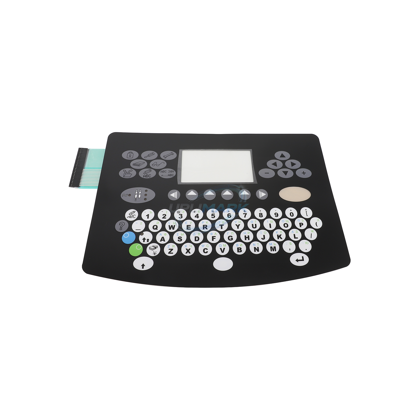 Greek-Language Small-Screen Keyboard Faceplate for Domino A-Series – UPLIMARK UDM-X0248, view 1