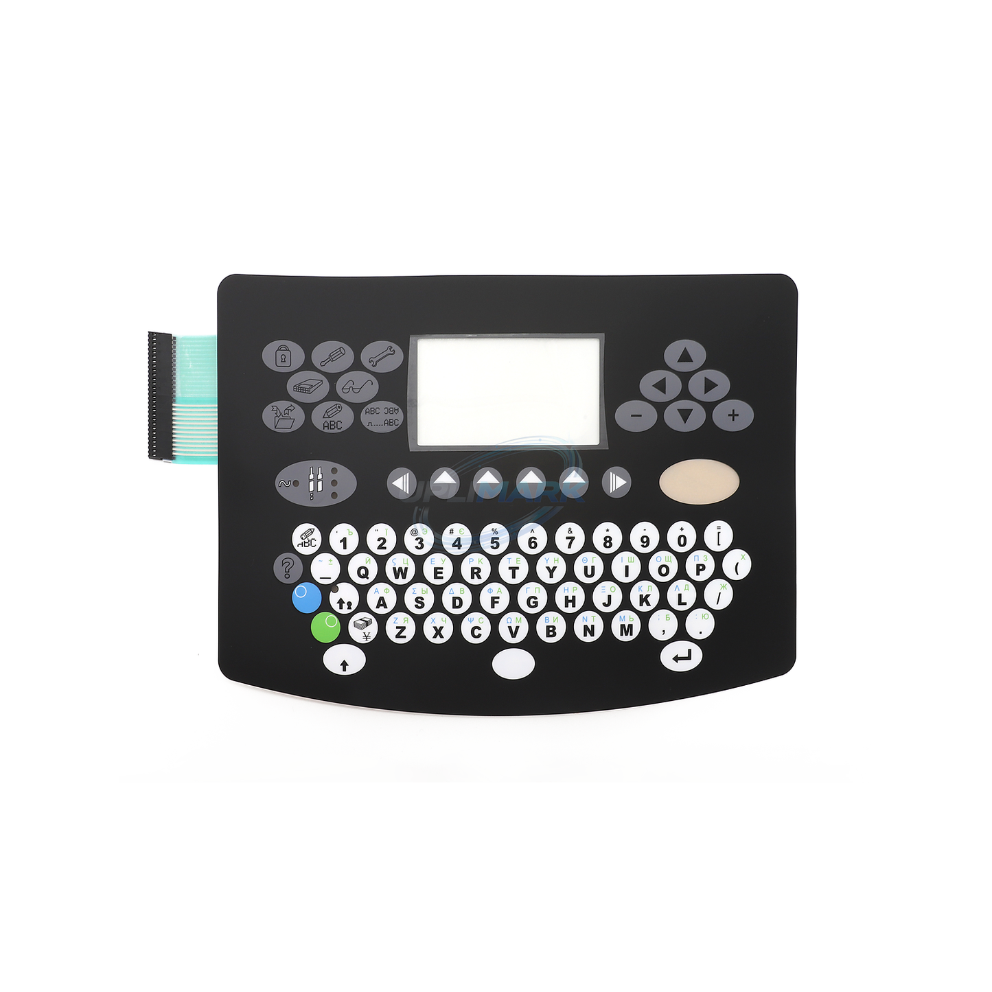 Greek-Language Small-Screen Keyboard Faceplate for Domino A-Series – UPLIMARK UDM-X0248, view 2