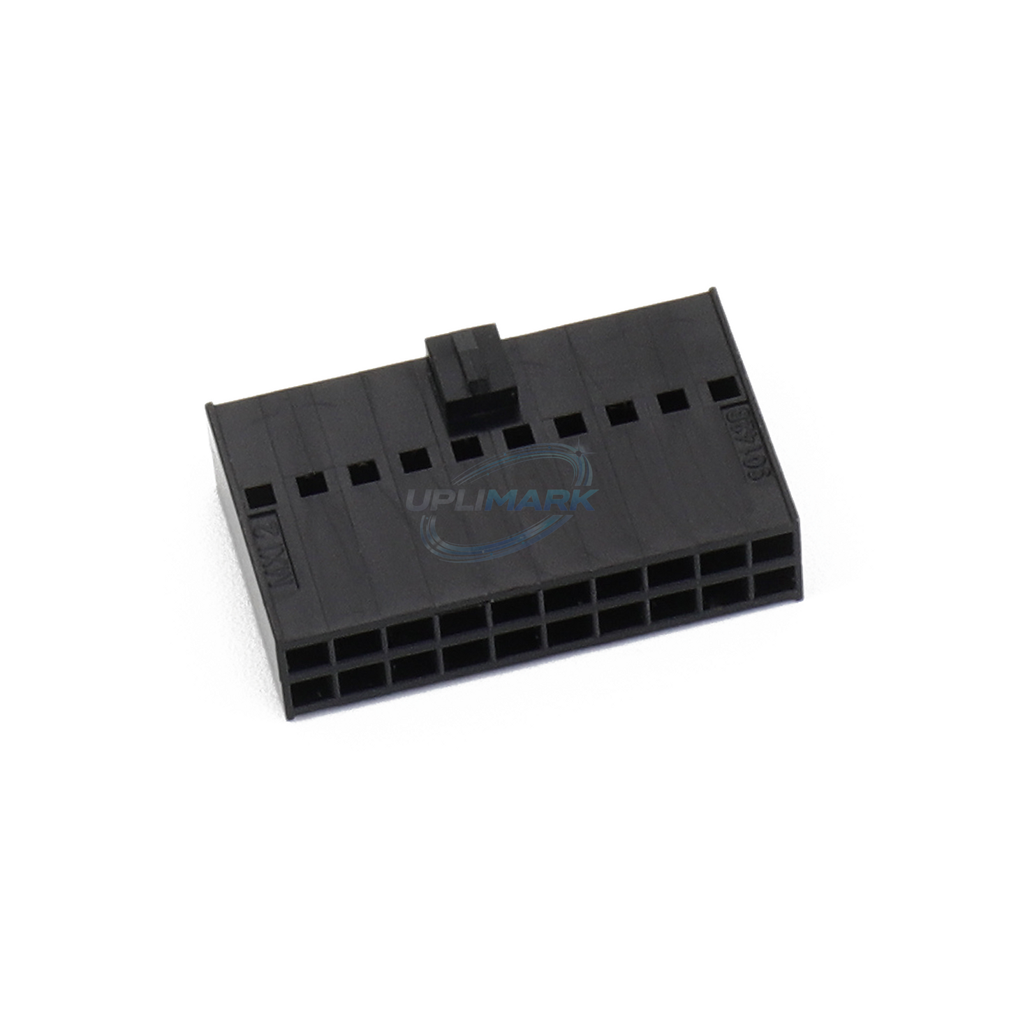 2-Row 20-Circuit Black Connector Housing for Domino industrial coding equipment – UPLIMARK UDM-X0439, view 1