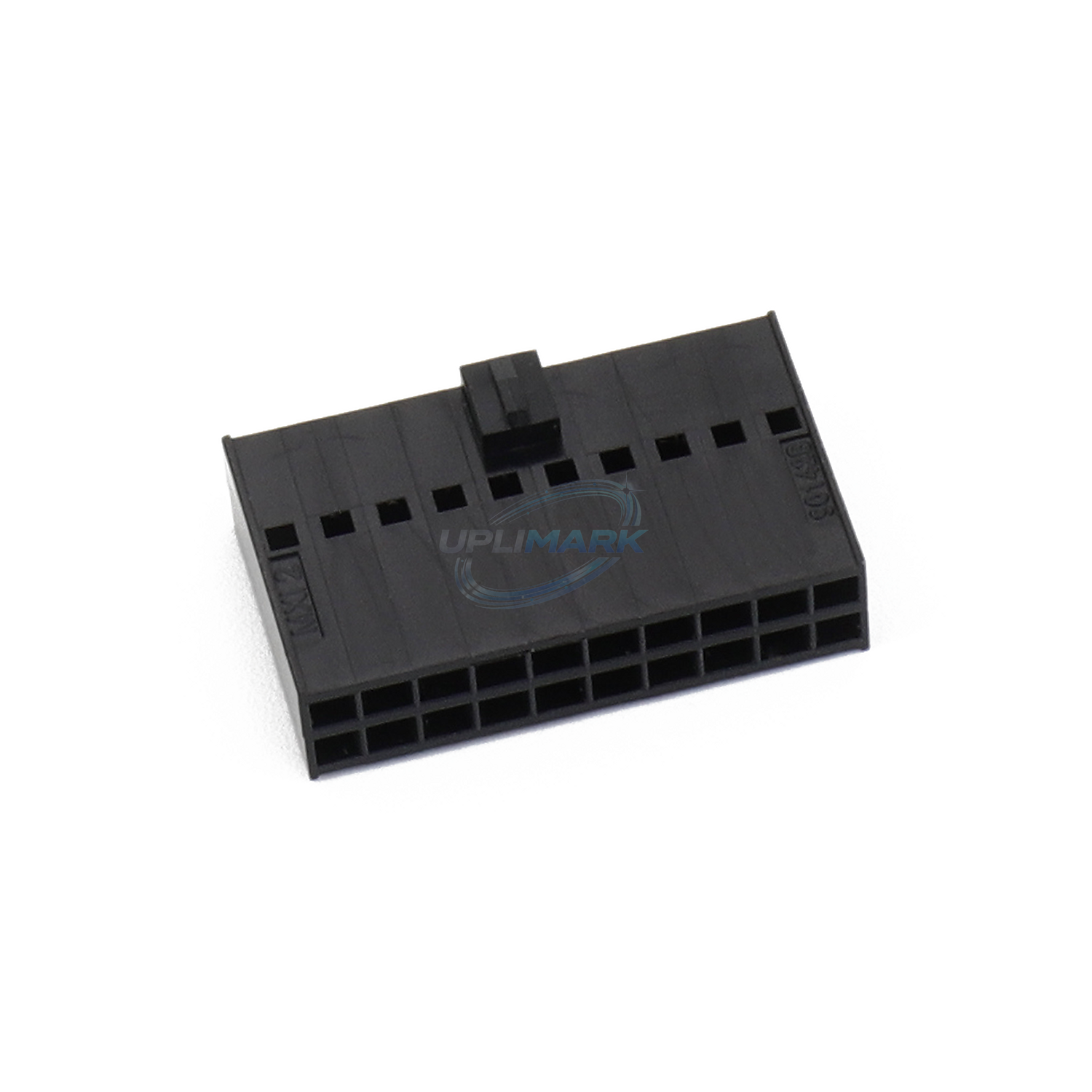 2-Row 20-Circuit Black Connector Housing for Domino industrial coding equipment – UPLIMARK UDM-X0439, view 1