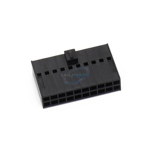 2-Row 20-Circuit Black Connector Housing for Domino industrial coding equipment – UPLIMARK UDM-X0439, view 1
