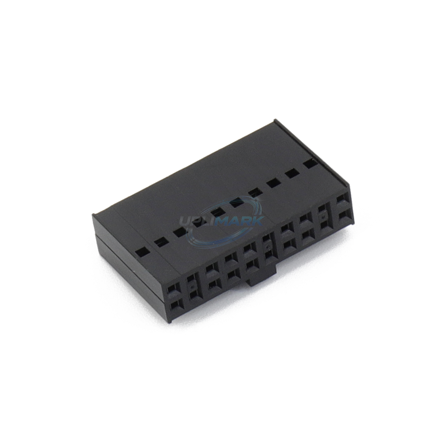2-Row 20-Circuit Black Connector Housing for Domino industrial coding equipment – UPLIMARK UDM-X0439, view 2