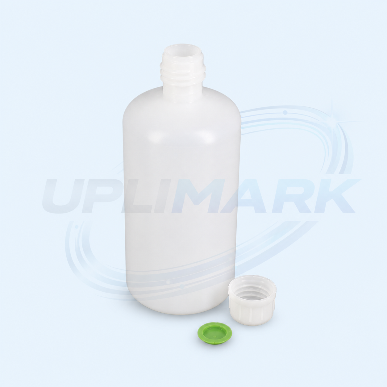 1 L Round Bottle With Green Inner Stopper for Hitachi coding equipment – UPLIMARK UHT-X0120, view 1