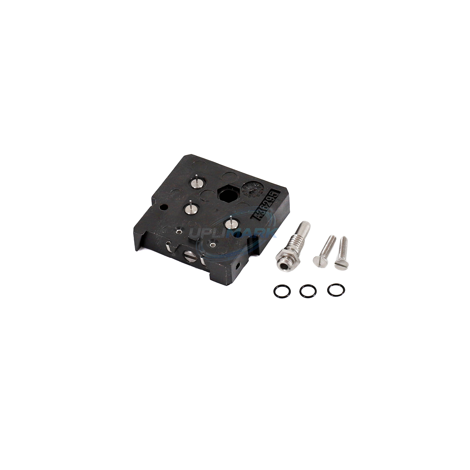 UPLIMARK UL7571 TwinJet G/M recovery block kit for Markem-Imaje S8 and 9040 Contrast – angled view
