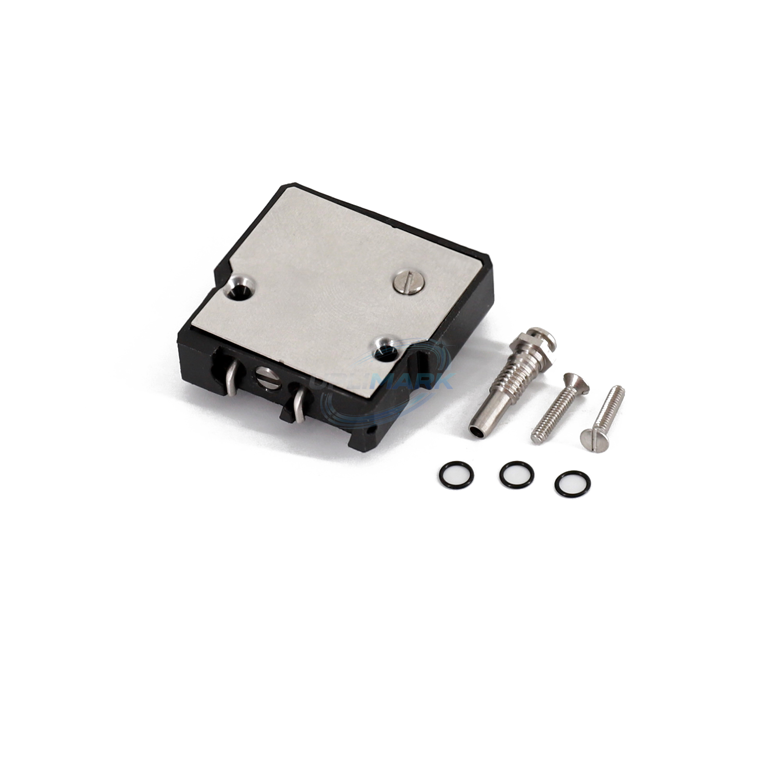 UPLIMARK UL7571 TwinJet recovery block for S8 and 9040 Contrast – reverse metal-plate view