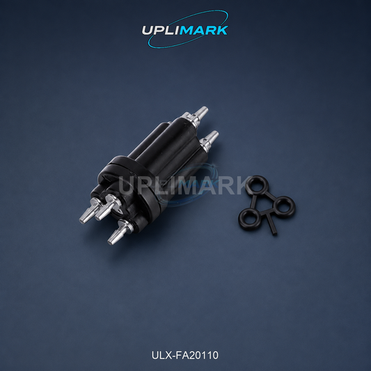UPLIMARK ULX-FA20110-01 15 micrometre 3-way black-ink fluid connector for Linx printer