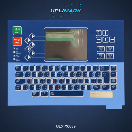 UPLIMARK ULX-X0089 monochrome screen keyboard membrane for Linx 6800 printer