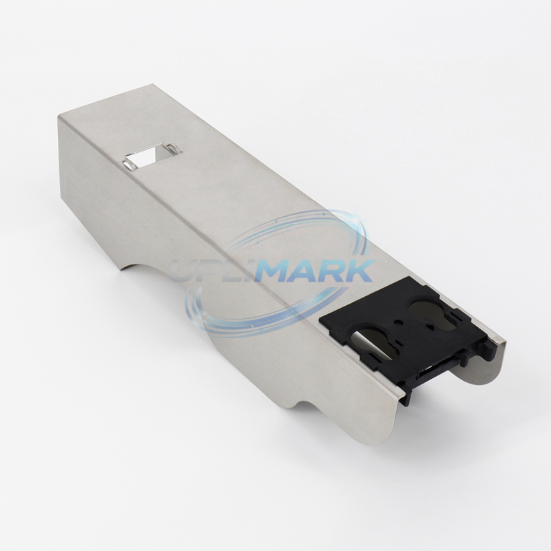 Ink and Solvent Bottle Bracket for Markem-Imaje S4, S8 and 9040 printers using the corresponding ink or solvent bottle bracket – UPLIMARK UMI-ENM35289, view 3