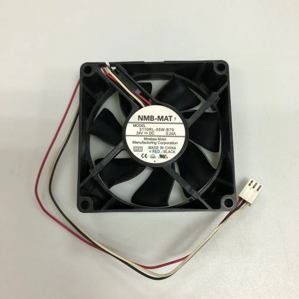 Used/disassembled Markem-Imaje ENM40235 power-board cooling fan for 9232, 9410, and 9450 printers; UPLIMARK UMI-ENM40235-01