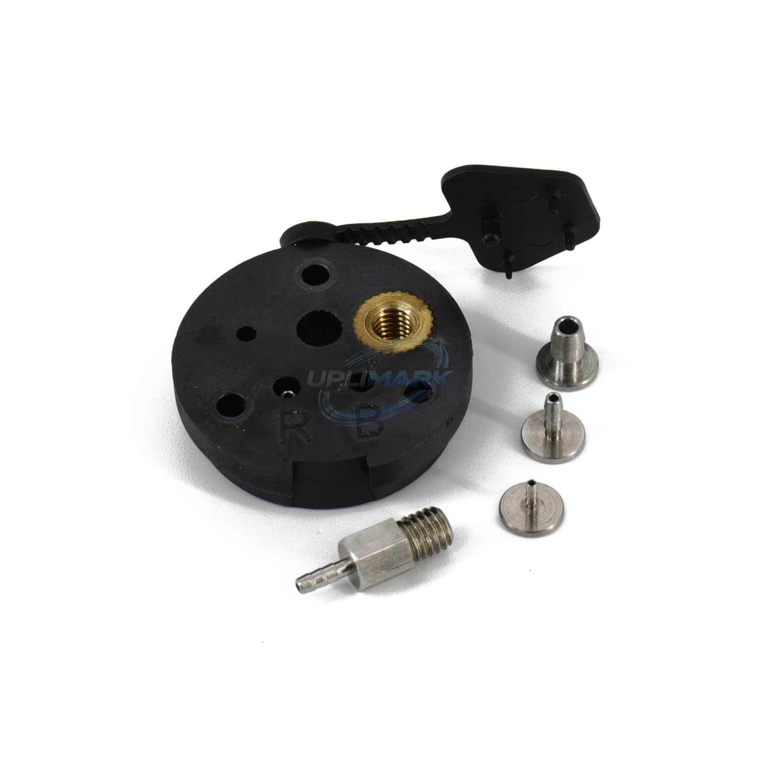 Male Nozzle Tube Connection Module Base for Markem-Imaje 90 Series printers – UPLIMARK UMI-X0382, view 3