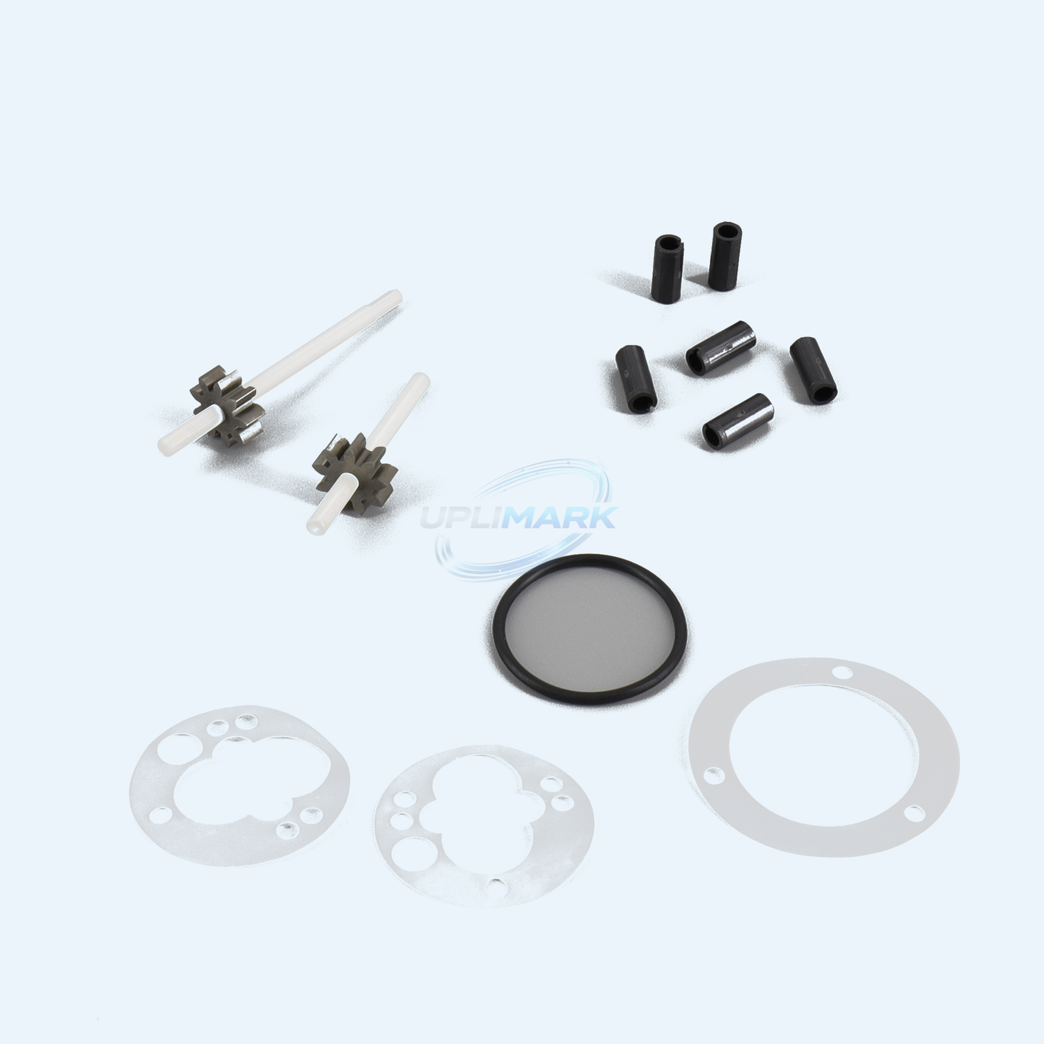 UPLIMARK UPL-VJ-1000-GEN-353 opaque ink pump gear kit for Videojet 1000 Series, full kit view