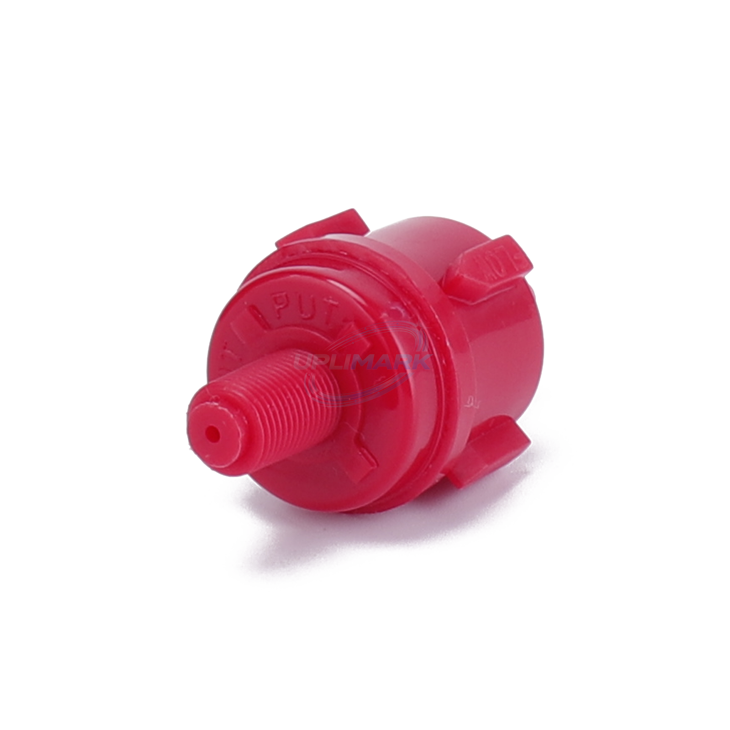 UPLIMARK UPL-VJ-general-FLT-009 red main filter without O-ring for Videojet 170i, angled inlet view