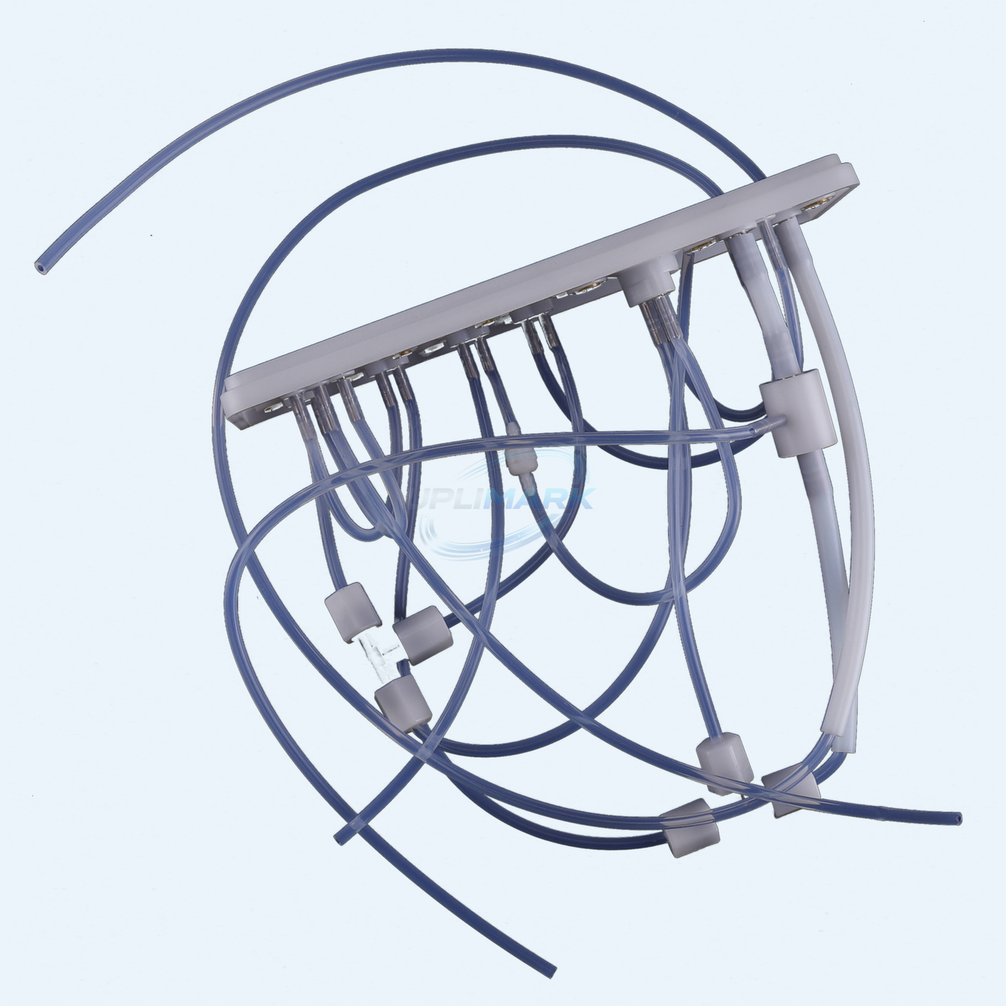 UPLIMARK UVJ-X0525 FMS faceplate with tube for Videojet 400 Series – complete front tubing view