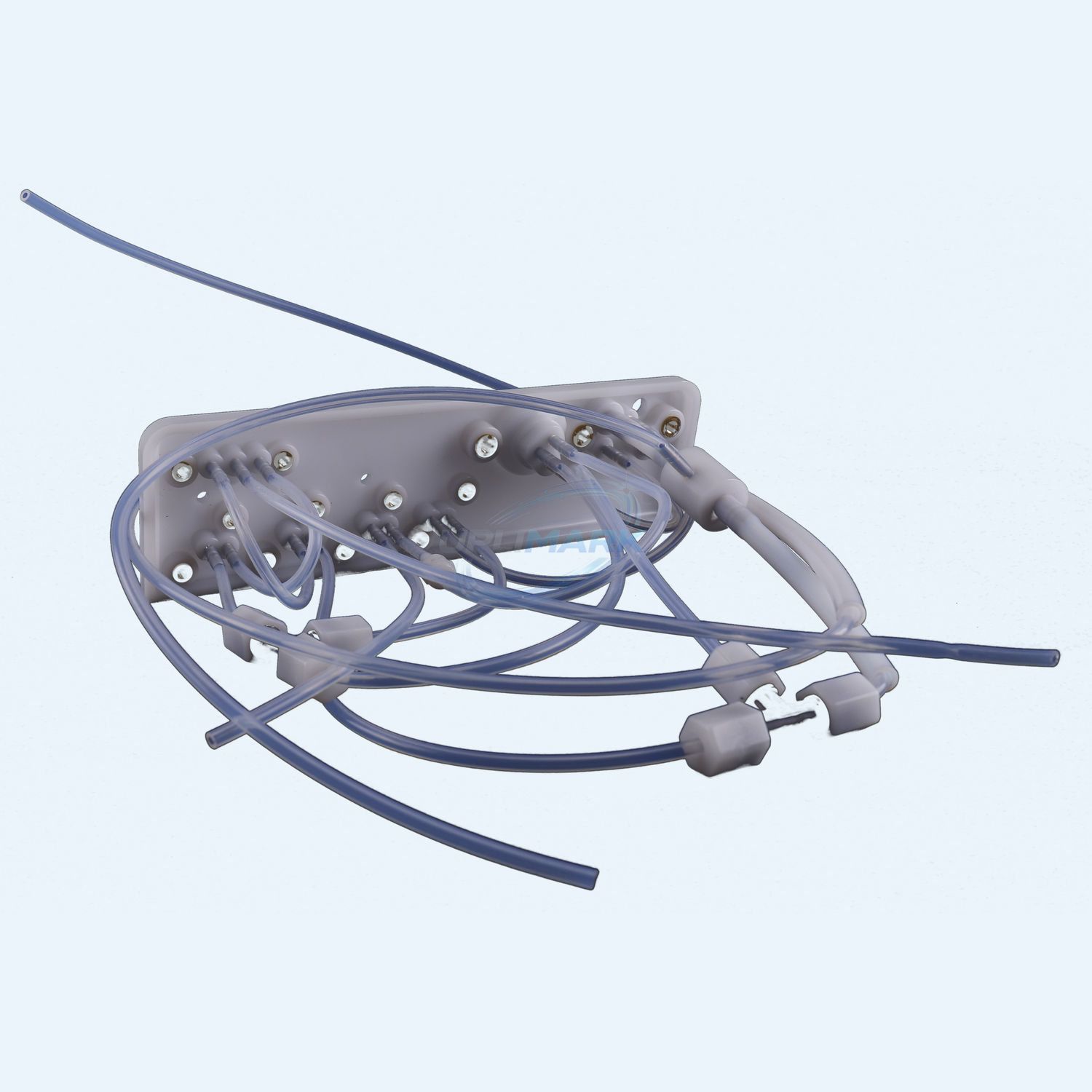 UPLIMARK UVJ-X0525 FMS faceplate with tube for Videojet 400 Series – connector and rear faceplate view