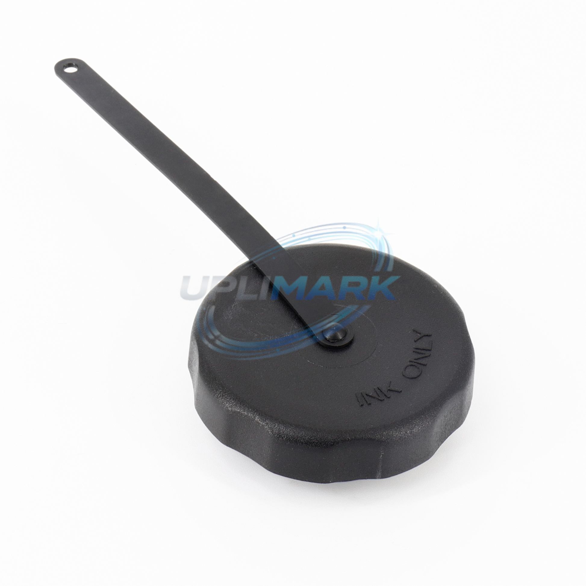 UPLIMARK UVJ-100-043S-194 black ink filler cap for Willett 43S and 400 Series, angle 1