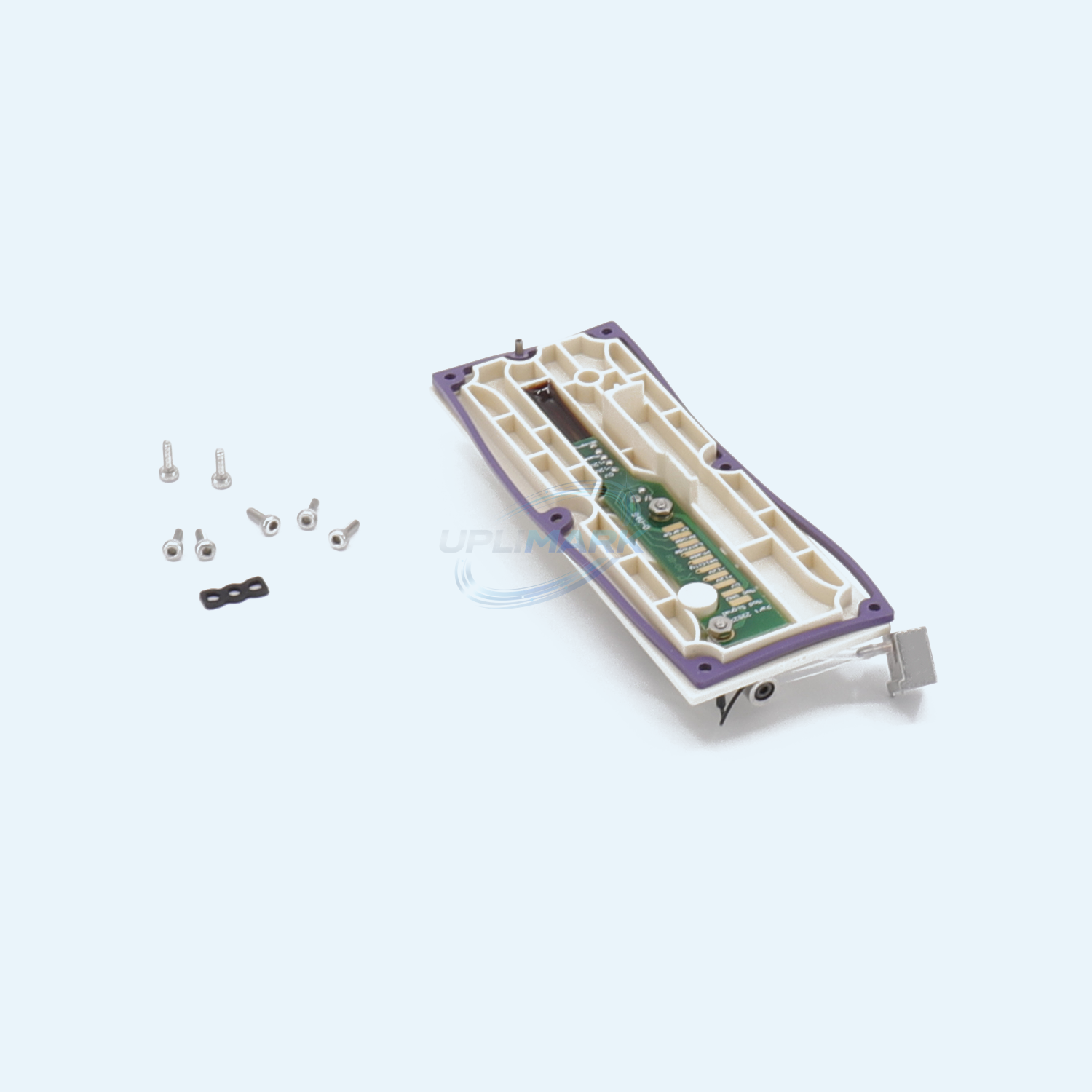 UPLIMARK UVJ-395620 deflector plate assembly with 70 micron nozzle for Videojet 1710, reverse PCB view