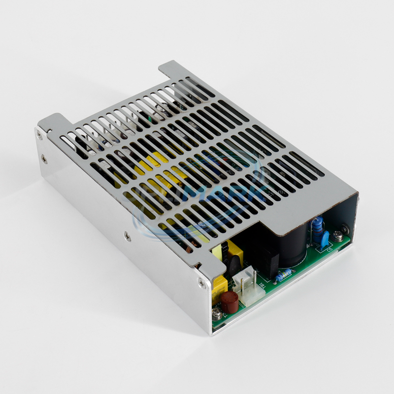UVJ-399077-02 power supply open-side view showing terminals and internal components