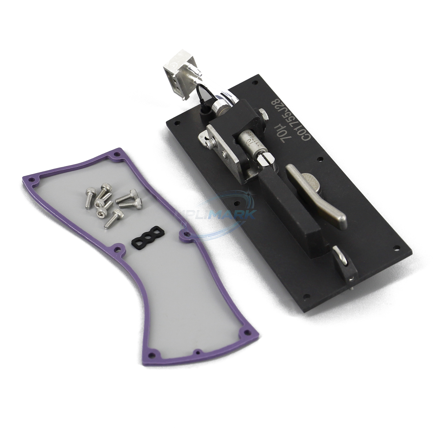 UVJ-399180-02 70 µm deflector plate assembly complete side view
