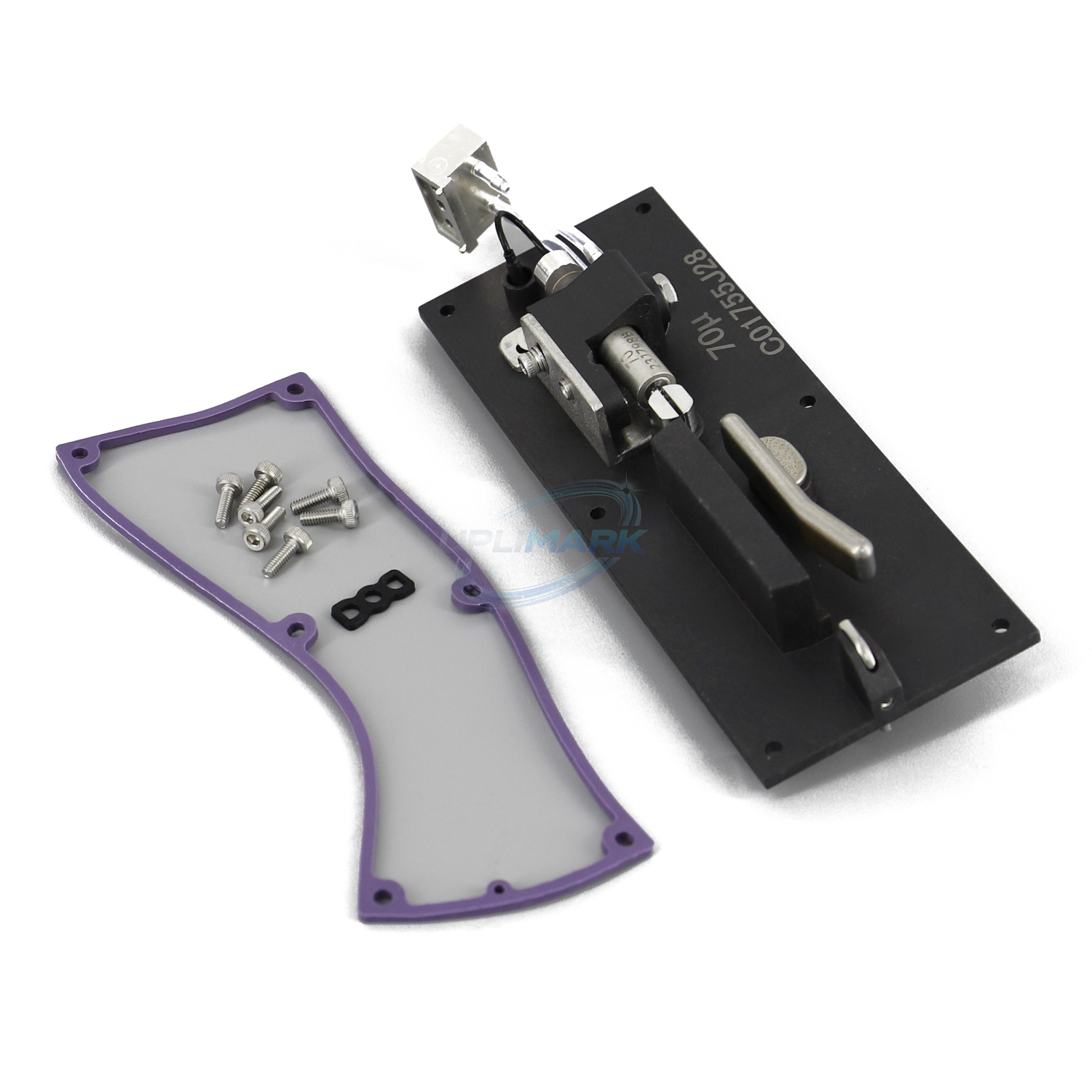 UVJ-399180-02 70 µm deflector plate assembly complete side view