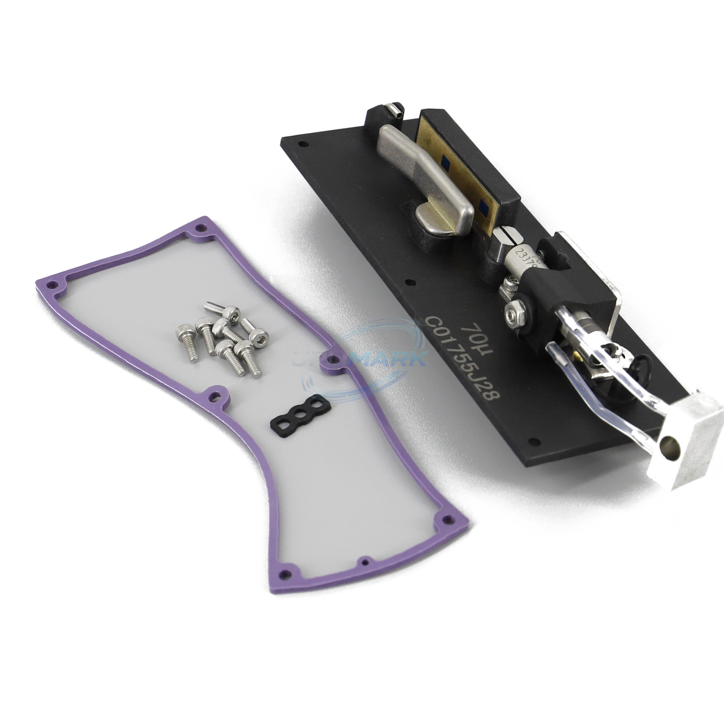 UVJ-399180-02 70 µm deflector plate assembly nozzle-end view