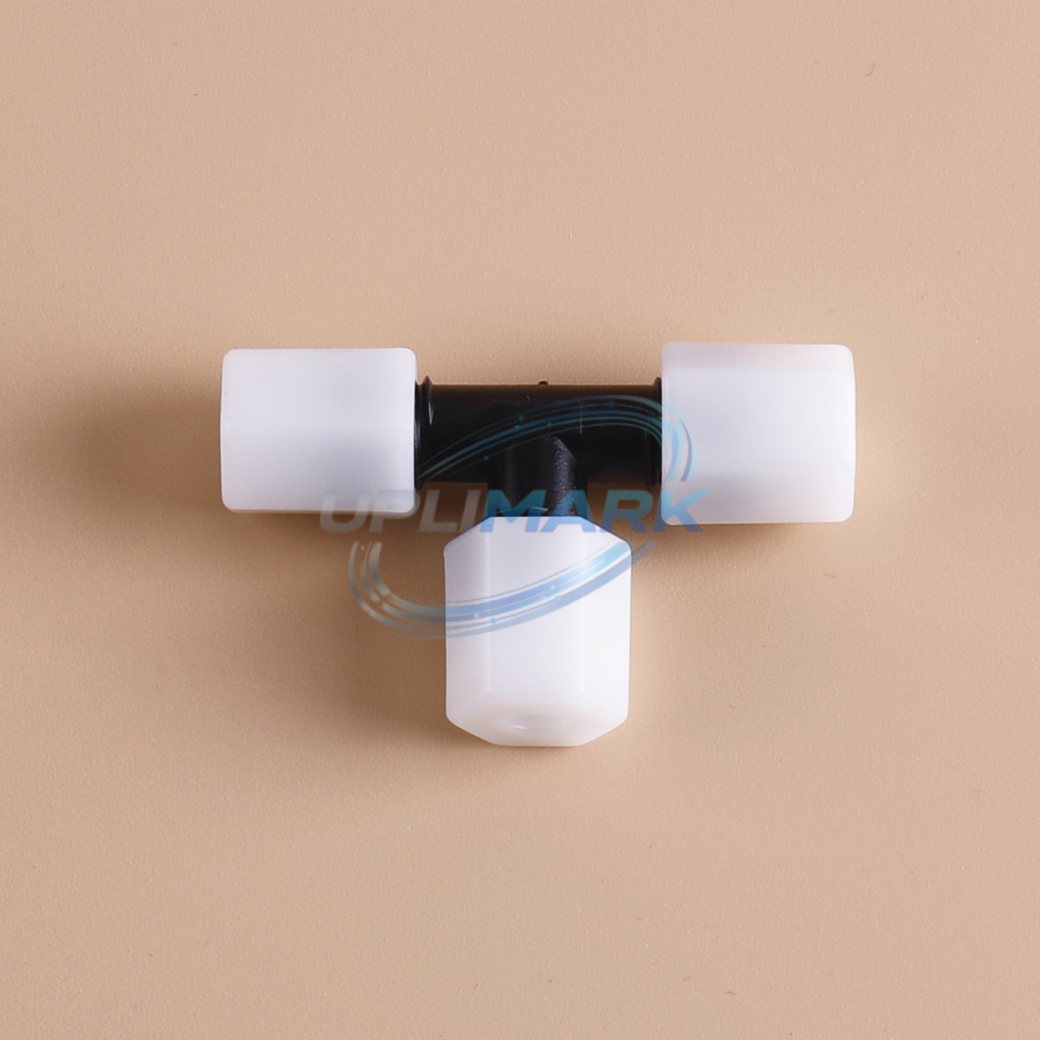 UPLIMARK UVJ-500-0041-194 3 mm tube tee connector for Willett 400 series, front view