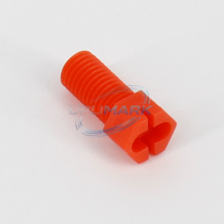 UPLIMARK UVJ-500-0041-293 red tube connector, angled view