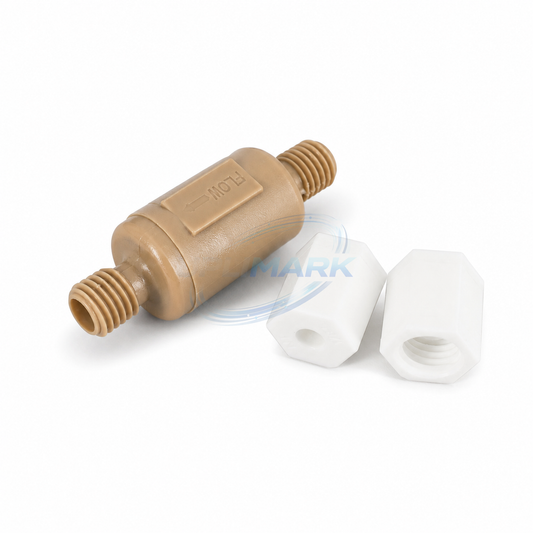 UPLIMARK UVJ-500-0047-134-P pre-head filter with two PP hex nuts