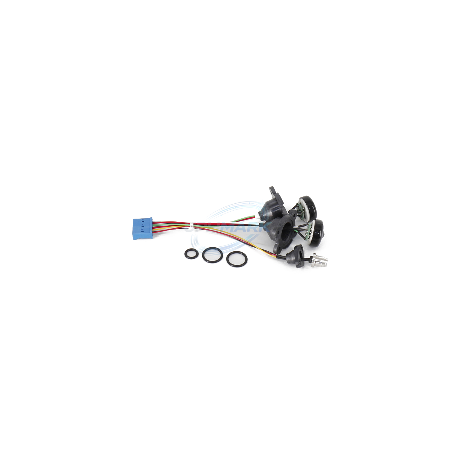 UVJ-X0205 pressure transducer kit side view with connector and seals