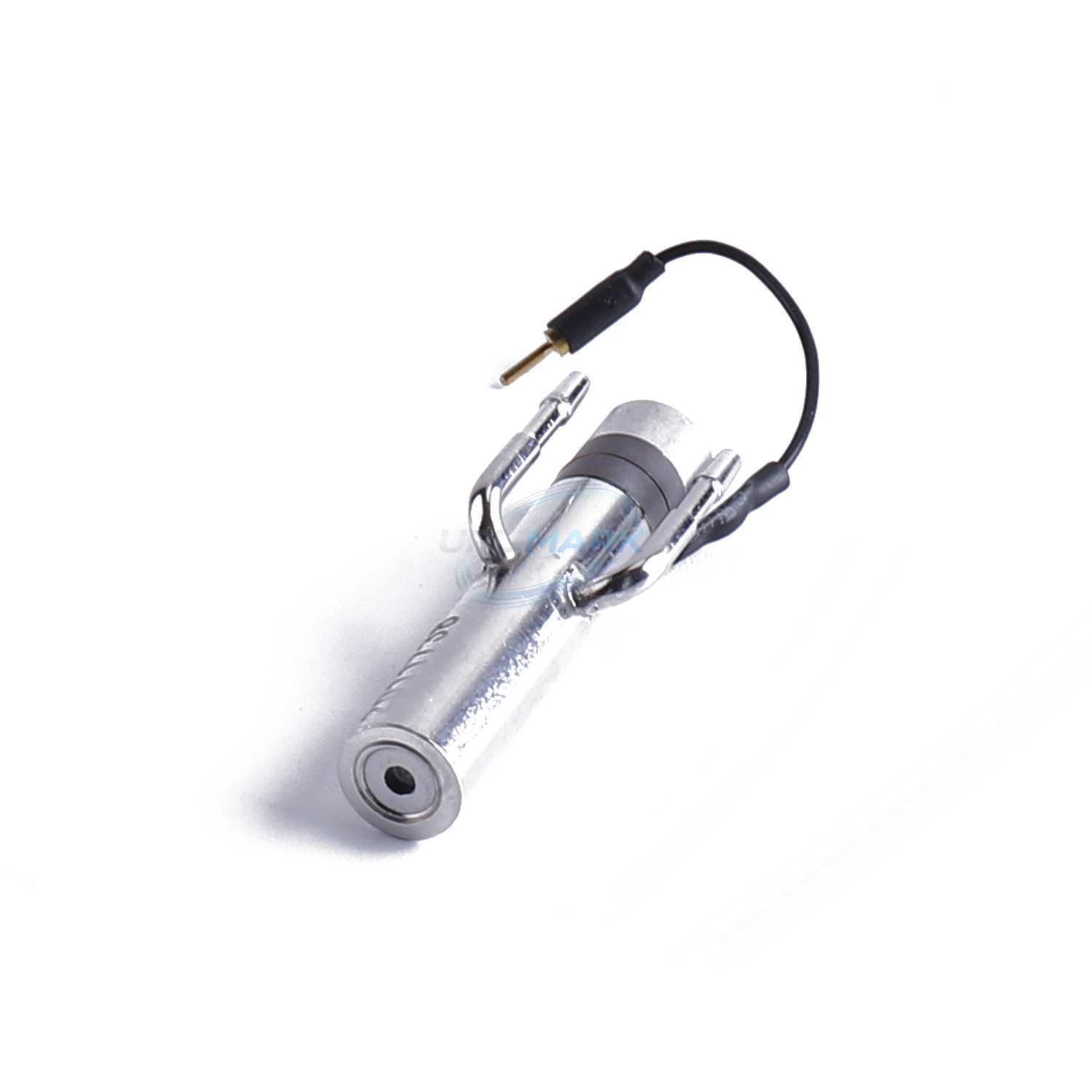 UVJ-X0220 60 µm nozzle assembly side view with terminals and tubes