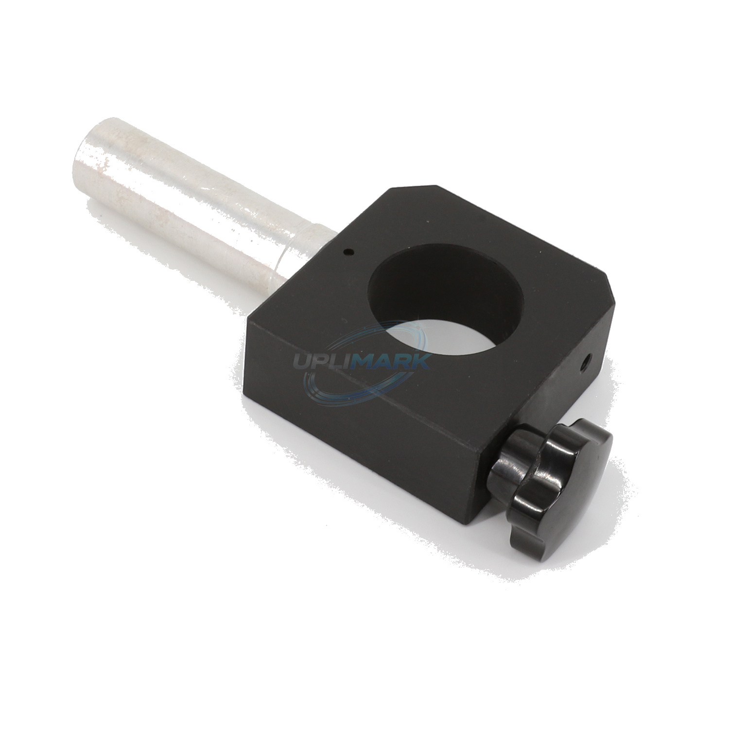 UVJ-X0221 printhead mounting bracket side view with rod and locking knob