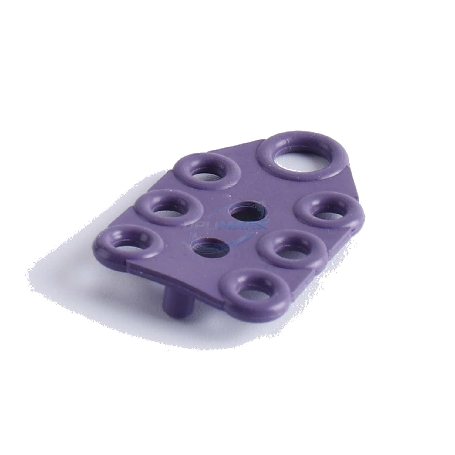 UVJ-X0239 purple manifold gasket angled view for Videojet 1000 Series