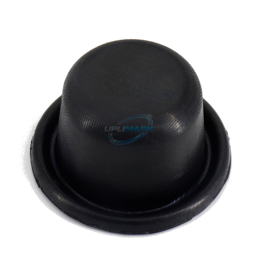 UVJ-X0300 damper diaphragm closed bottom view showing molded surface texture
