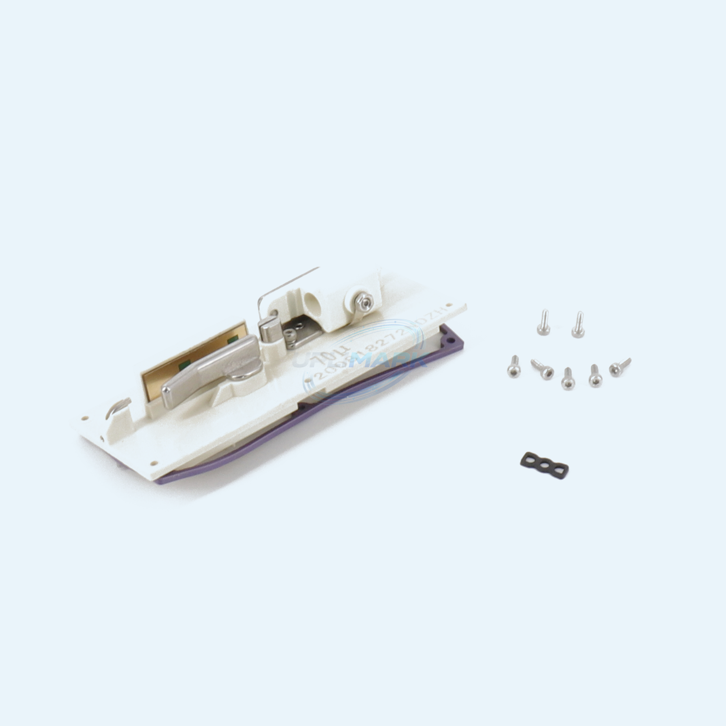 UPLIMARK UVJ-X0322 deflection plate assembly without 70-micron nozzle for Videojet 1710, front angle
