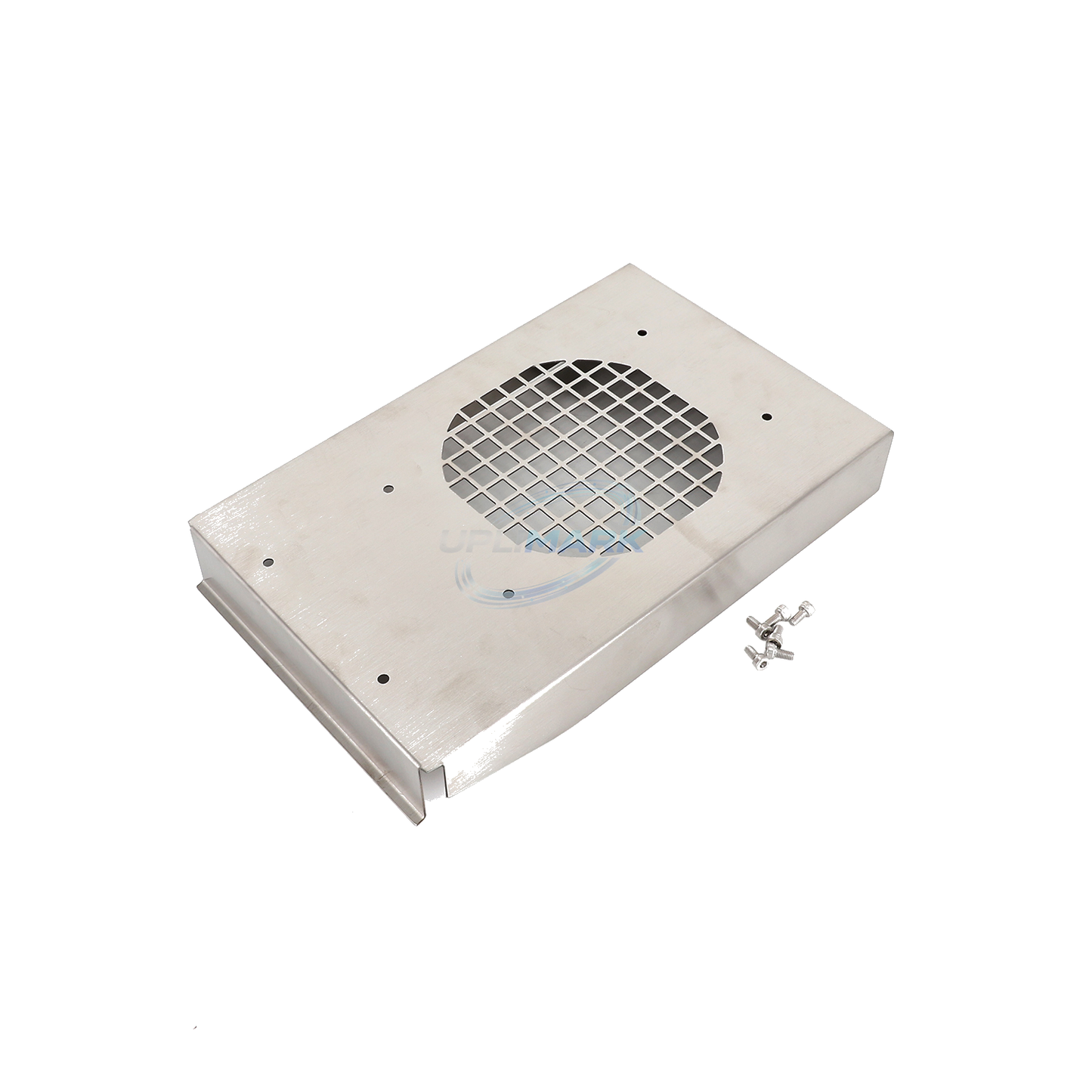 UPLIMARK UVJ-X0420 thick ventilation bottom plate for Videojet 1000 Series – exterior view with mounting screws