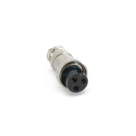 UPLIMARK UWL-X0014-02 3-pin female power plug for Willett 620, connector face view