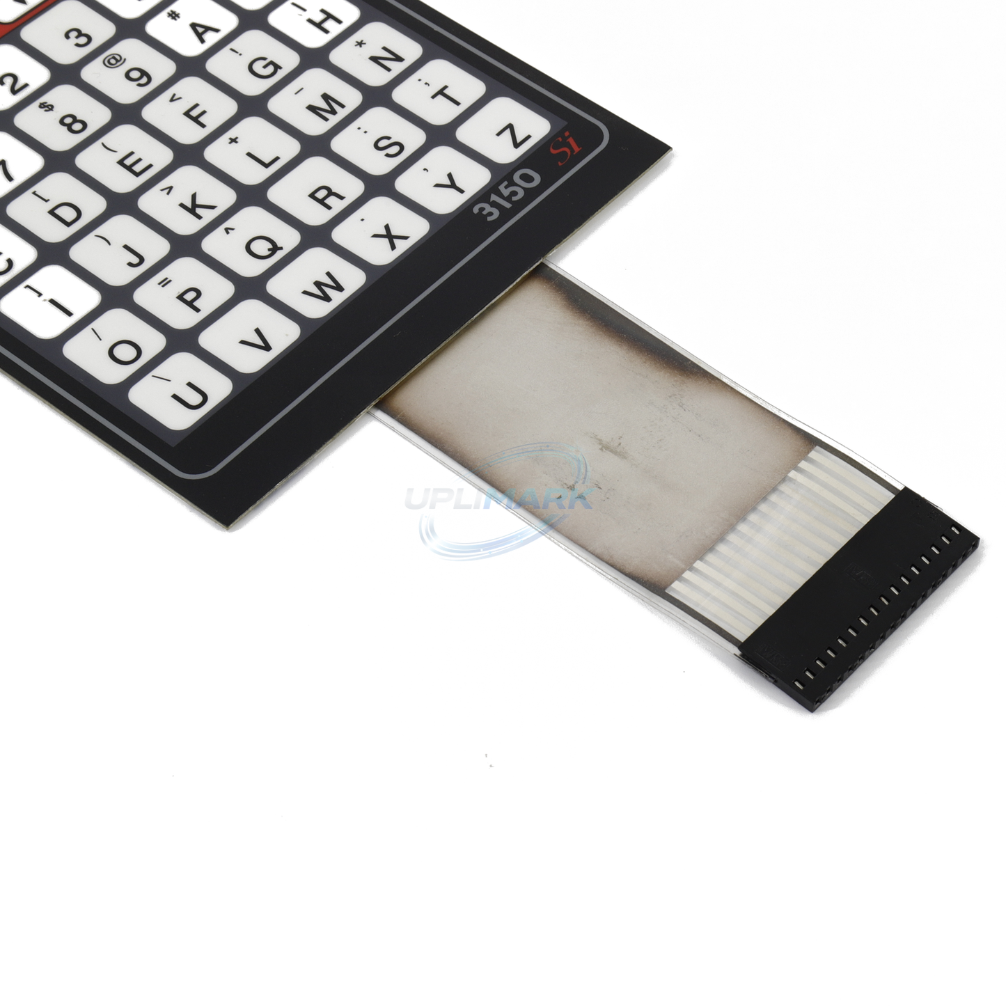 UPLIMARK UWL-X0019 compatible Willett 3150 keyboard membrane, ribbon connector detail