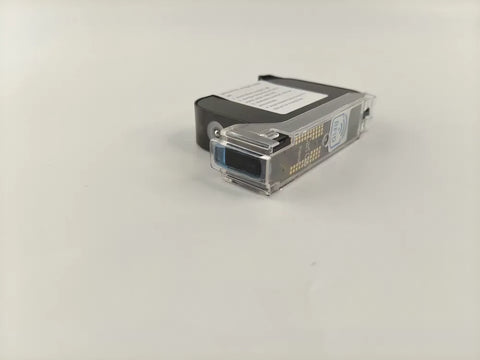 CH-4212D actual cartridge photograph showing nozzle end, protective clip and electrical contact side